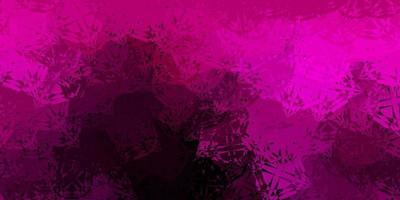 Dark Pink vector pattern with polygonal shapes.