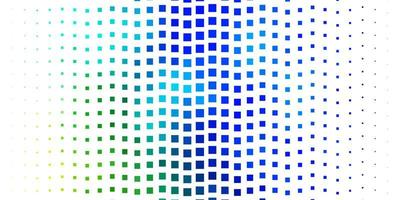 Light Blue, Green vector texture in rectangular style.