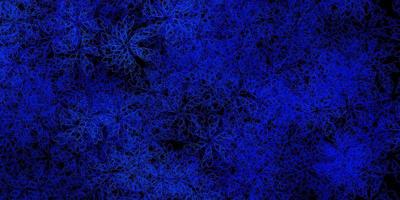 Dark blue vector texture with wry lines.