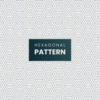 Modern Hexagonal Pattern Background with inside outline repetition