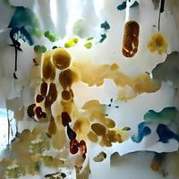 Scientific image of bacteria Citrobacter, Gram-negative bacteria, illustration. Found in human intestine, can cause urinary infections, infant meningitis and sepsis photo