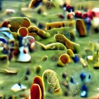 imagen científica de bacterias citrobacter, bacterias gramnegativas, ilustración. se encuentra en el intestino humano, puede causar infecciones urinarias, meningitis infantil y sepsis foto