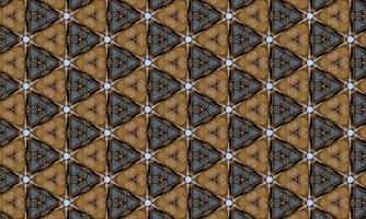 caleidoscopio de patrón de mosaico multicolor. fondo, textura. ilustración de alta calidad foto