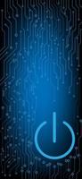Switch symbol AI Electronic circuit board  hologram vector concept for future technology element background business screen