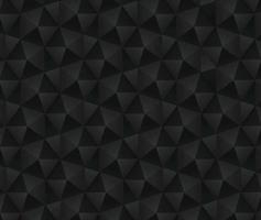 Black Geometric 3d Background. Dark Triangles Pattern photo