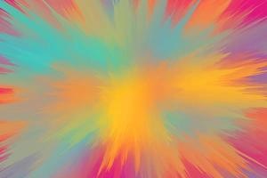 Abstract bright holographic gradient spiked background. Futuristic motion 3d rendering. Stylish speed effect texture. Trendy si-fi illustration photo