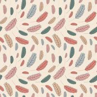 Feathers seamless pattern. Pattern with feathers. photo