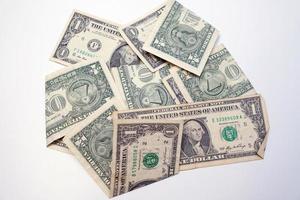 Banknotes US dollars. High quality photo