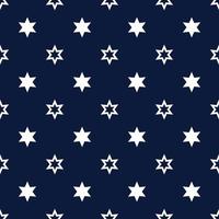 pattern of white stars on blue background photo