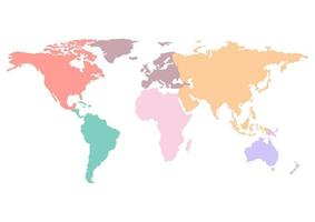 Map World Seperate Countries photo