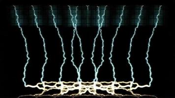 Digital Rendering Lighting Strike Electric Background photo