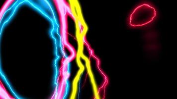 Lighting Electric Background Digital Illustration photo