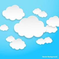 Infographic for clouds computing template concept. photo