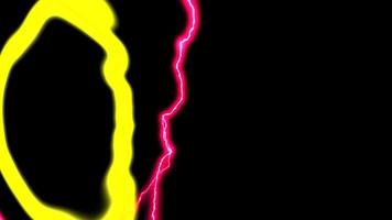 Lighting Electric Background Digital Illustration photo