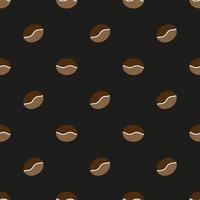 Coffee beans seamless background photo