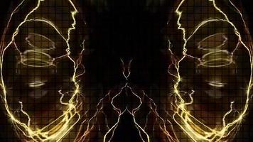 Digital Rendering Lighting Strike Electric Background photo