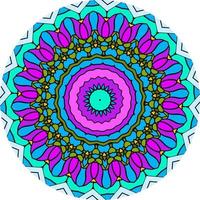 Mandala Background With Great Colors photo