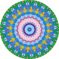 Luxury Ornamental Mandala Design Background Colorful. photo