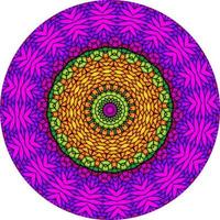 Multicolor Mandala Background. Coloring Book Page. Unusual Flower Shape. Oriental photo