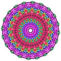 Multicolor Glitter Mandala Background photo