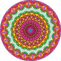 Glitter Colorful  Mandala photo