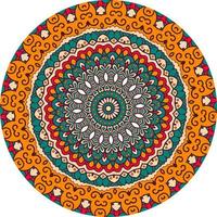 Luxury Ornamental Mandala Design Background Colorful photo