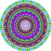 Mandala Background With Great Colors . Unusual Flower Shape. Oriental ., Anti-Stress Therapy Patterns. Weave Design Elements photo