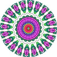 Multicolor Glitter Mandala Background photo