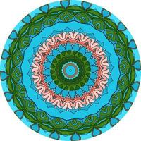 Fondo de diseño de mandala ornamental de lujo colorido. foto