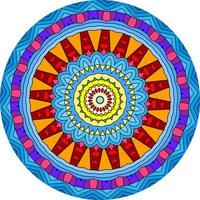 Abstract Colorful Mandala Background photo