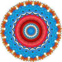 Abstract Colorful Mandala Background photo