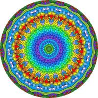 Abstract Colorful Mandala Background photo