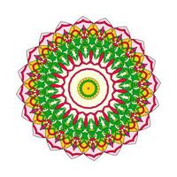 Abstract Background With A Colorful Mandala Pattern photo