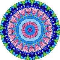 Mandala Background With Great Colors photo