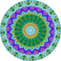 Abstract Colorful Mandala Background  With Great Colors photo