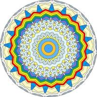 Mandala Background With Great Colors photo