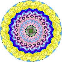 Abstract Colorful Mandala Background photo