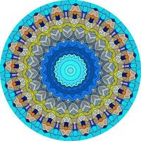 Luxury Ornamental Mandala Design Background. Unusual Flower Shape. Oriental ., Anti-Stress Therapy Patterns. Weave Design Elements photo
