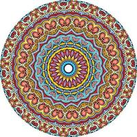 Luxury Ornamental Mandala Design Background Colorful. photo