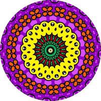 Luxury Ornamental Mandala Design Background Colorful. photo