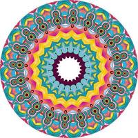 Abstract Floral Ornament For Print And Decoration. Cute Mandala For Fabric And Textile Design photo