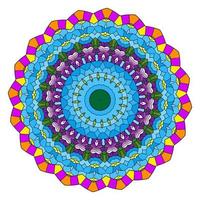 Multicolor Mandala Background. photo