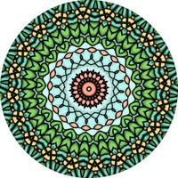 Ethnic Bright Mandala Style Flowers Pattern. Anti-Stress Therapy Patterns photo