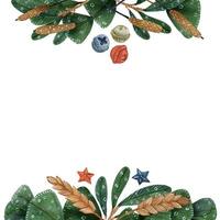 Christmas head decoration with winter plants photo