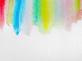 Colorful stripes watercolor paint on canvas. Super high resolution and quality background photo