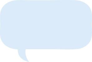 flat color retro cartoon speech bubble vector