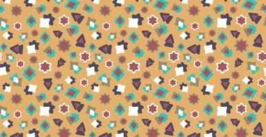 Cute colorful doodles. Bright geometric pattern. Festive children's background. photo