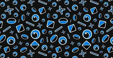 Abstract pattern. Eyes, crossed, squares, ovals. Ideal for digital paper, wallpapers, backgrounds web pages surface textures textiles photo