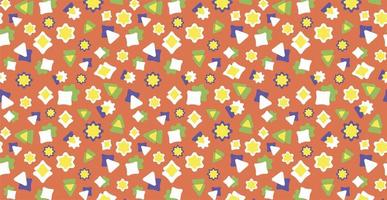 Cute colorful doodles. Bright geometric pattern. Festive children's background. photo