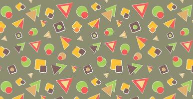 Abstract geometric pattern for children's themes. Bright multi-colored geometric shapes. Ideal for baby wallpapers, wrapping paper, napkins. photo